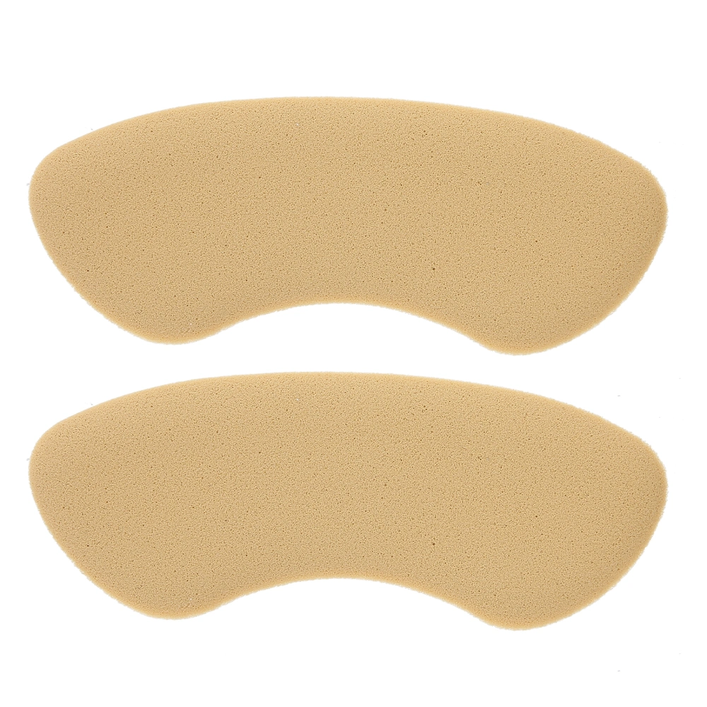 2pcs Women Heel Grips AntiSlip Blister Prevent Heel Liner High Heel Shoes Cushion Pad(Yellow )