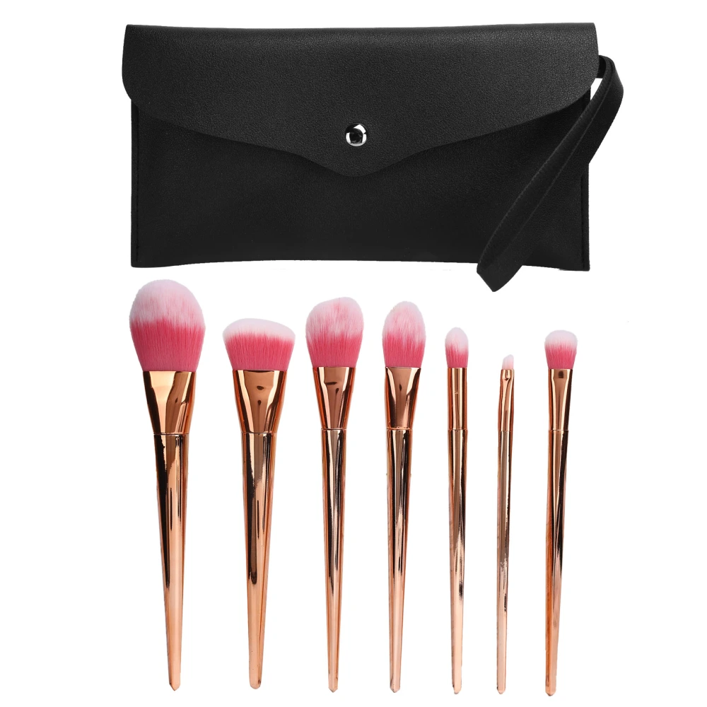 Professional Cosmetic Brush Set Soft Hair Blusher Loose Powder Brush Makeup Tool with Bag