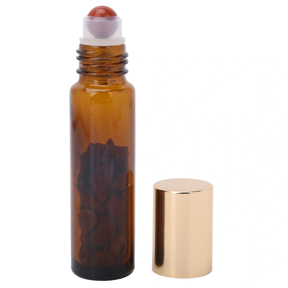 Glass Roller Bottle 10ml Capacity Essential Oil Roller Bottle Storage Container BottleBrown