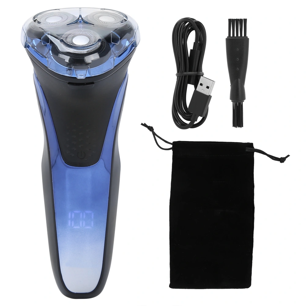 Surker Electric Rotary Shavers Dry Wet Waterproof Beard Trimmer LED Display Shaver for Men