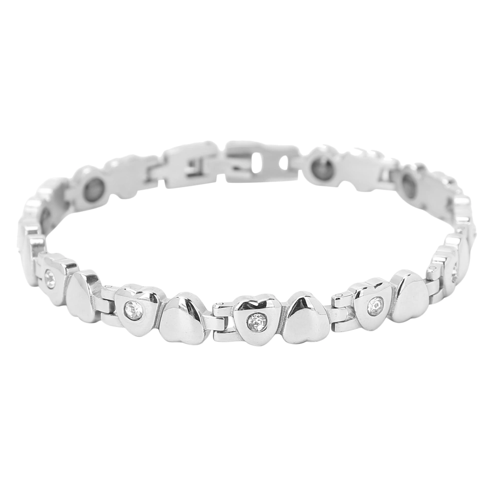 Magnetic Therapy Bracelet Joint Pain Relief Titanium Steel Elegant Magnet Bracelet Gift