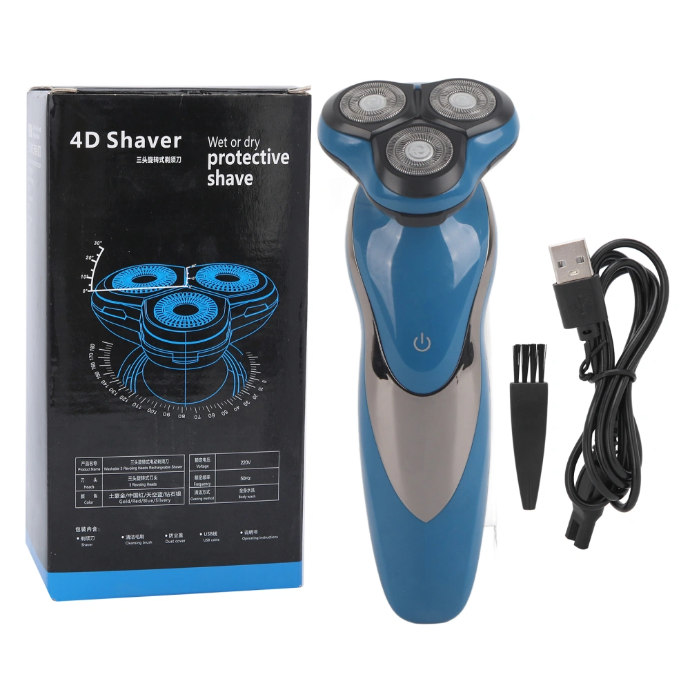 Rechargeable Electric Shaver Portable Waterproof Men Razor Beard Trimmer Grooming Tool