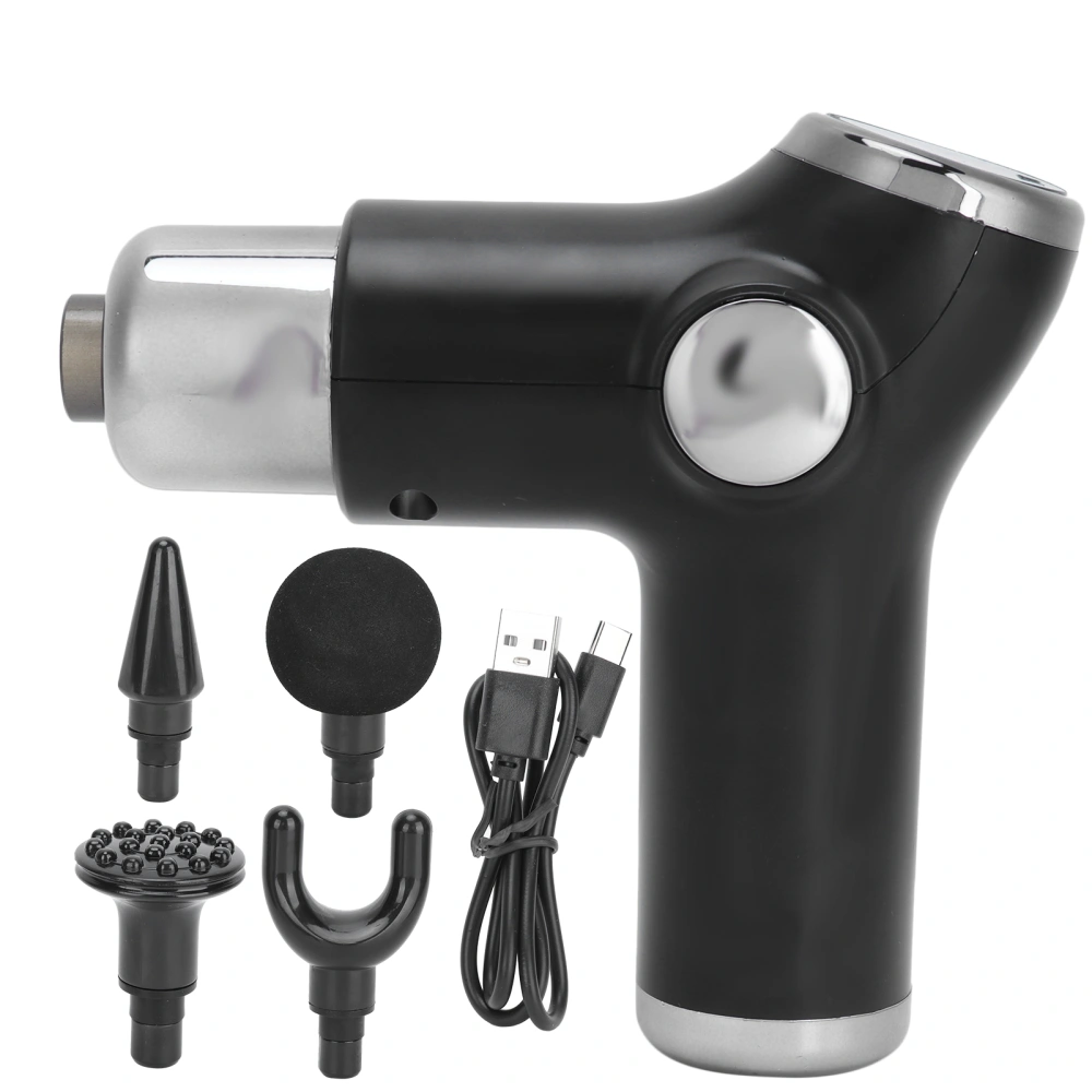 Professional Muscle Massager Muscle Relax Electric Deep Tissue Massage Gun (Black)