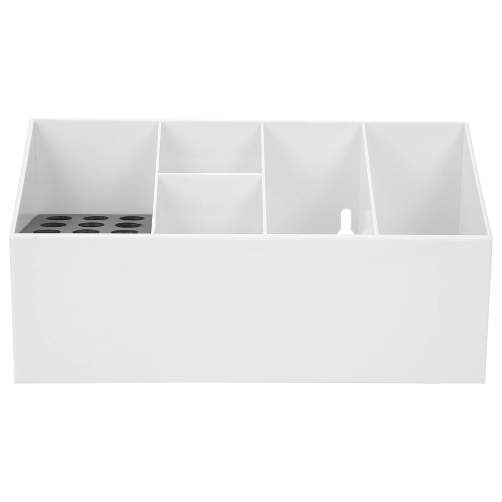 Scissors Organizer Holder Hairdressing Combs Hair Clips Hairdressing Tool Storage BoxWhite