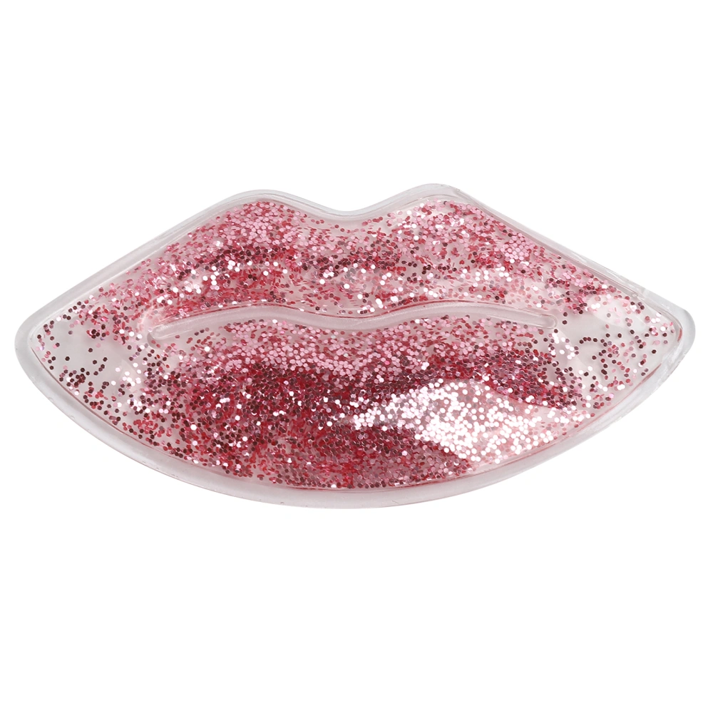 Gel Ice Pack LipShaped Reusable Reduce Swelling LeakageProof Hot Cold Compress Gel Pack