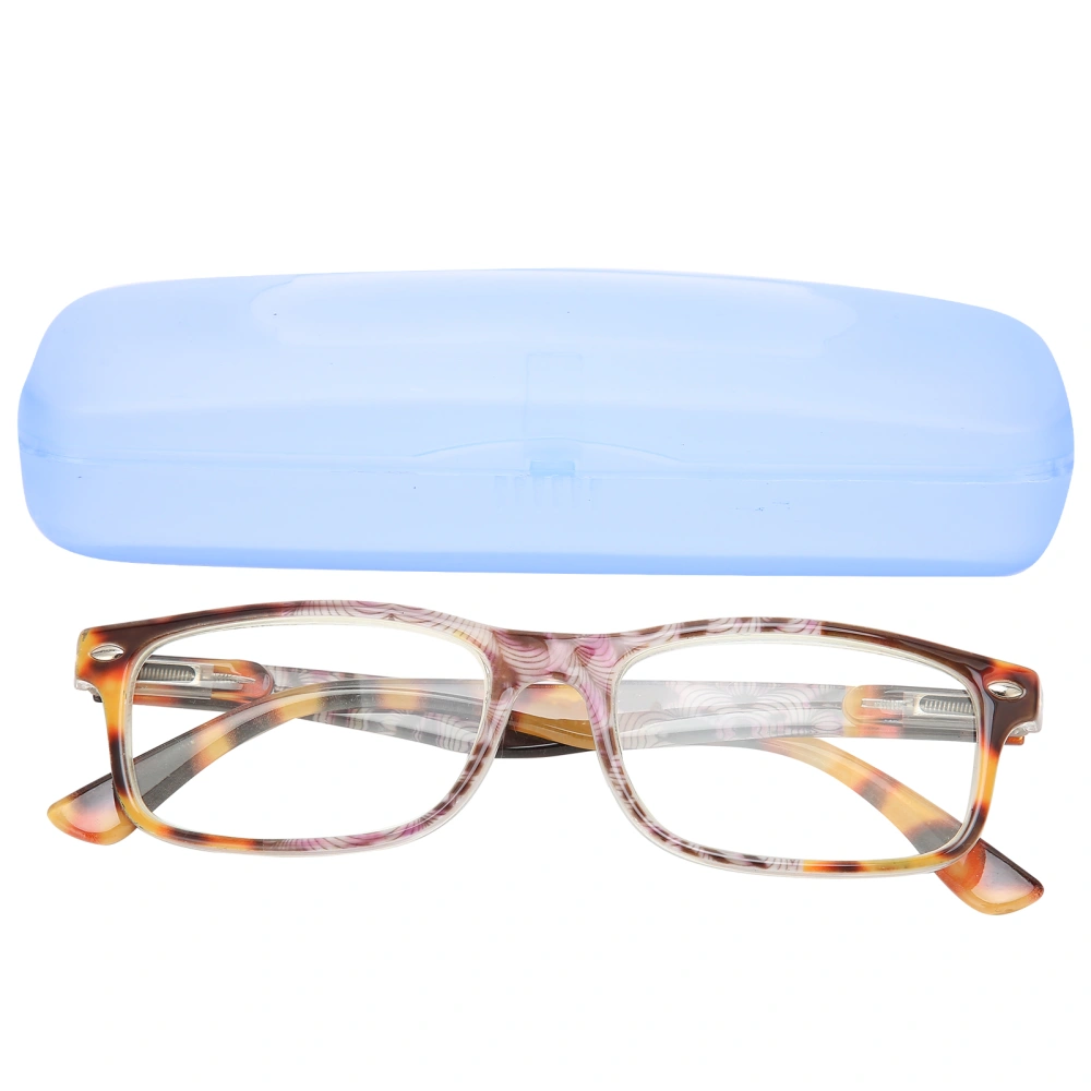 Vintage Blue Light Blocking Reading Glasses Unisex Men Women Elderly Reading Glasses+100