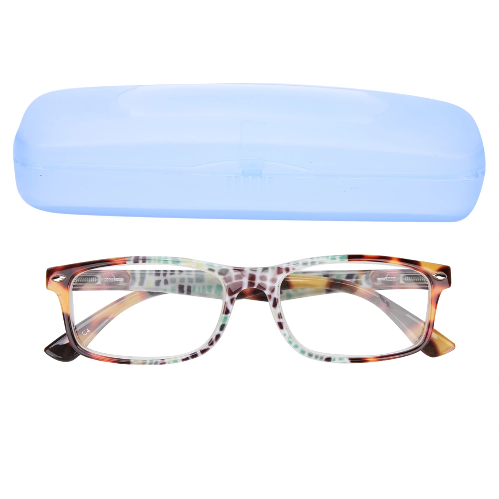 Unisex Simple Fashionable Reading Glasses Blue Light Blocking Presbyopic Glasses+200