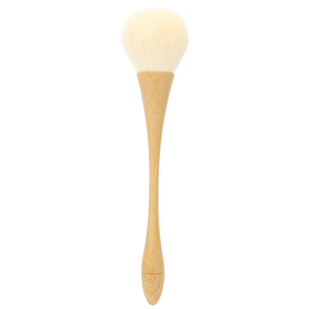 Nail Dust Brush Nylon Hair Nail Cleaning Brushes Nail Dust Removal Brush with Wooden Handle