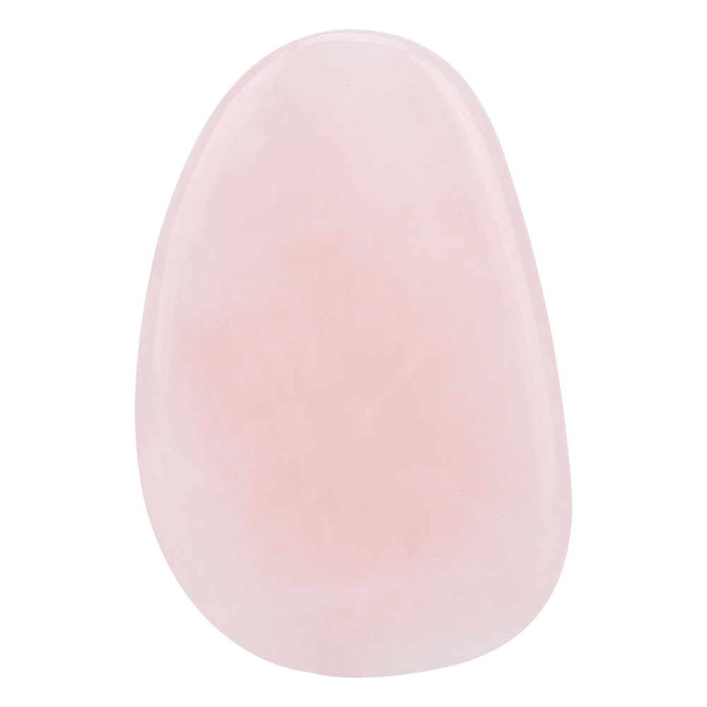 Skin Scraping Board Natural Rose Quartz Decrease Puffiness Tighten Gua Sha Therapy Tool