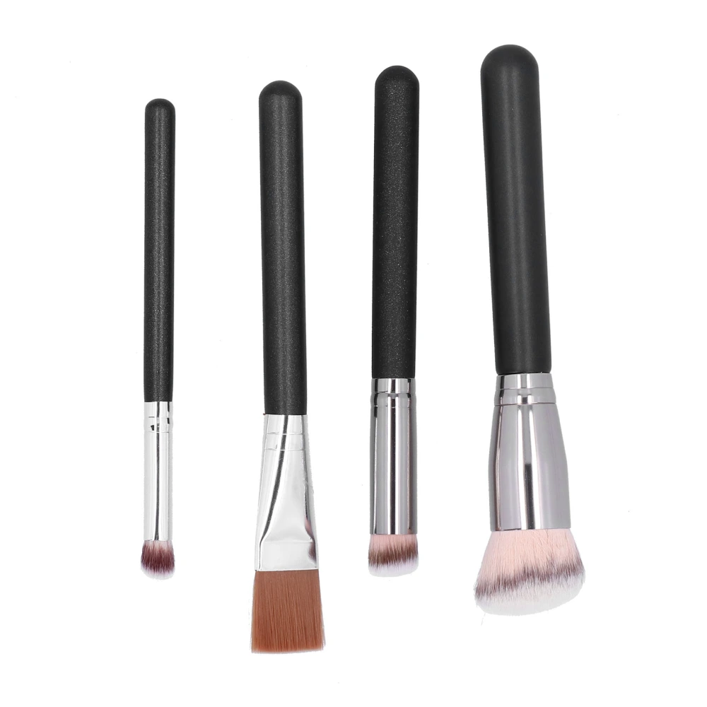 4PCS Makeup Brushes Set Soft Bristles Cosmetic Brushes for Foundation Concealer Blush Powder