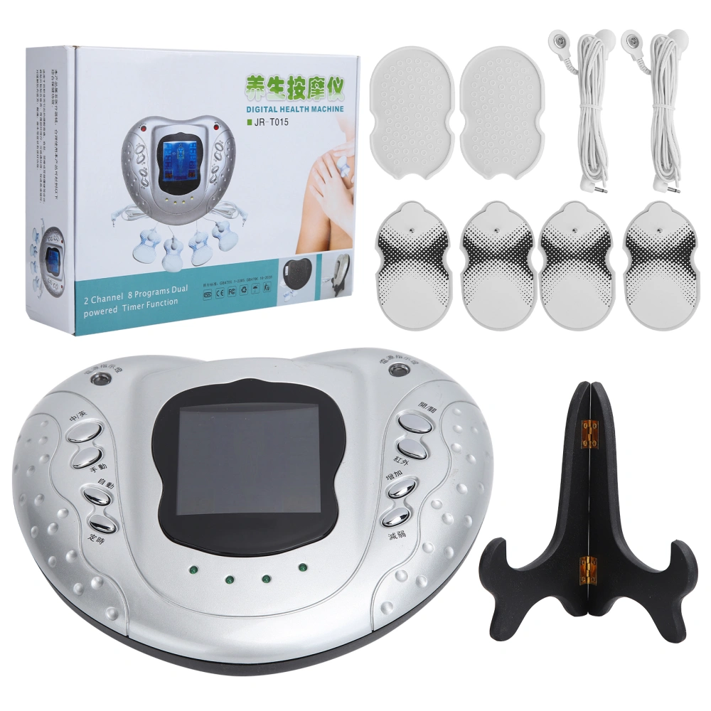 Multifunctional Electric Pulse Massager Electrode Pads TENS Body Muscle Stimulator