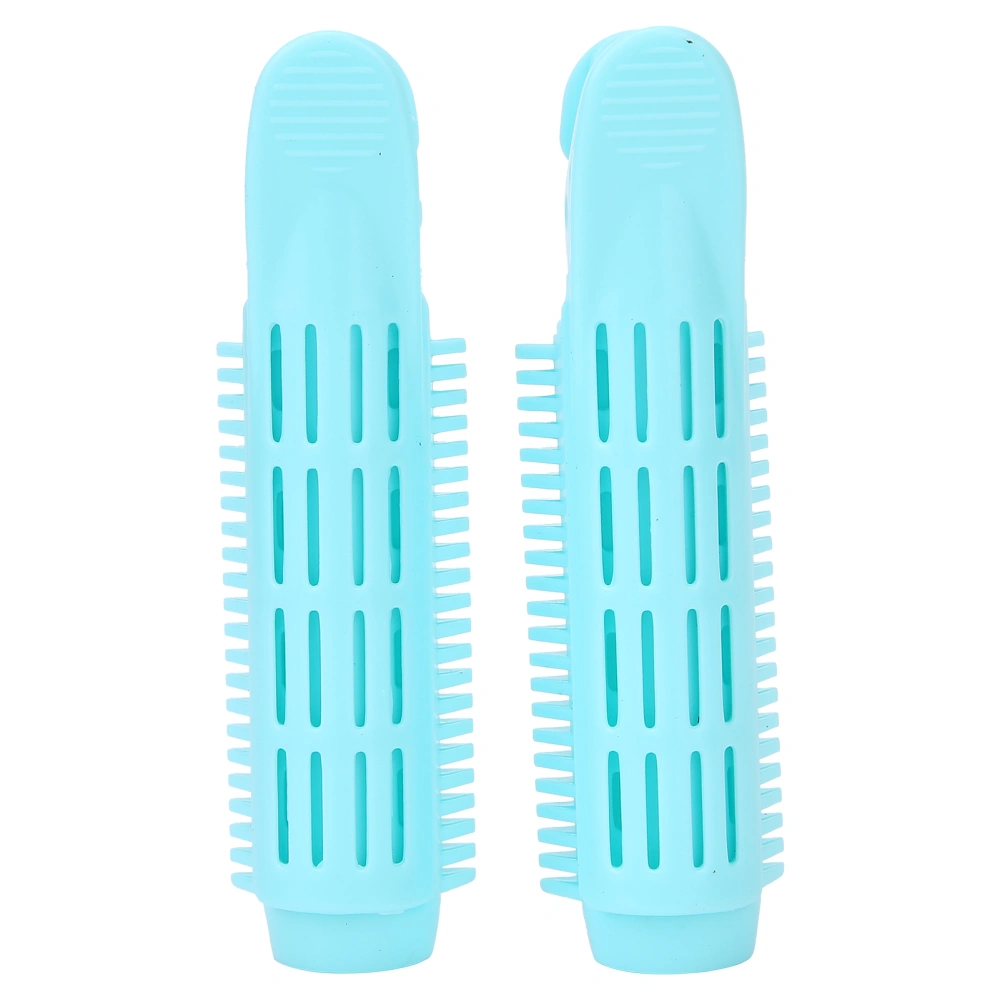 2Pcs Hair Curler Clip Hair Volumizing Curling Roller Natural Fluffy Hair Clip Styling ToolBlue