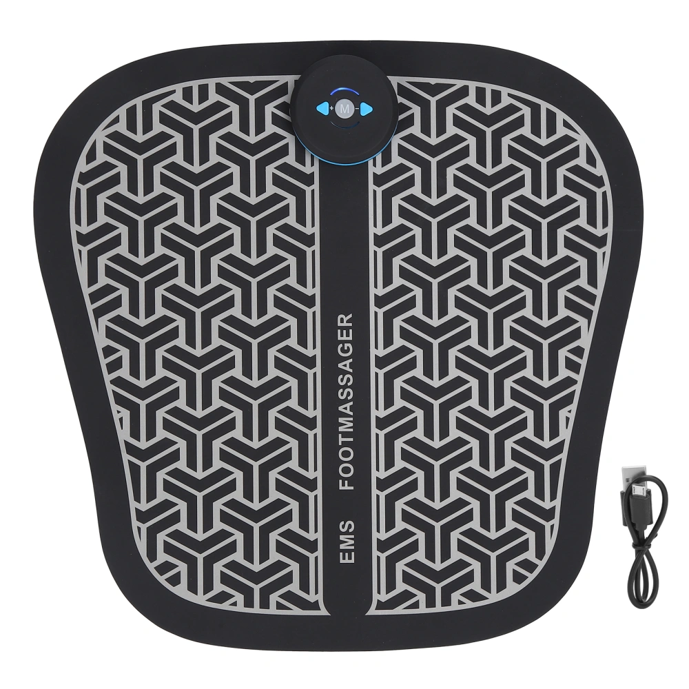 Electric Foot Massage Pad Rechargable USB Micro Current Foot Massager Stimulator Mat