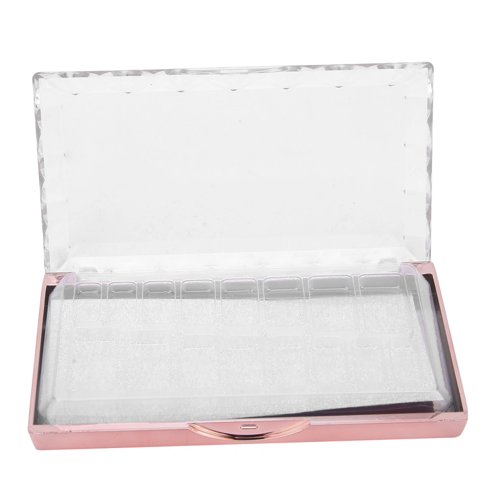 16 Grids Compartment Fake Nail Storage Box Portable Acrylic Fake Nail Box for Home SalonB Style