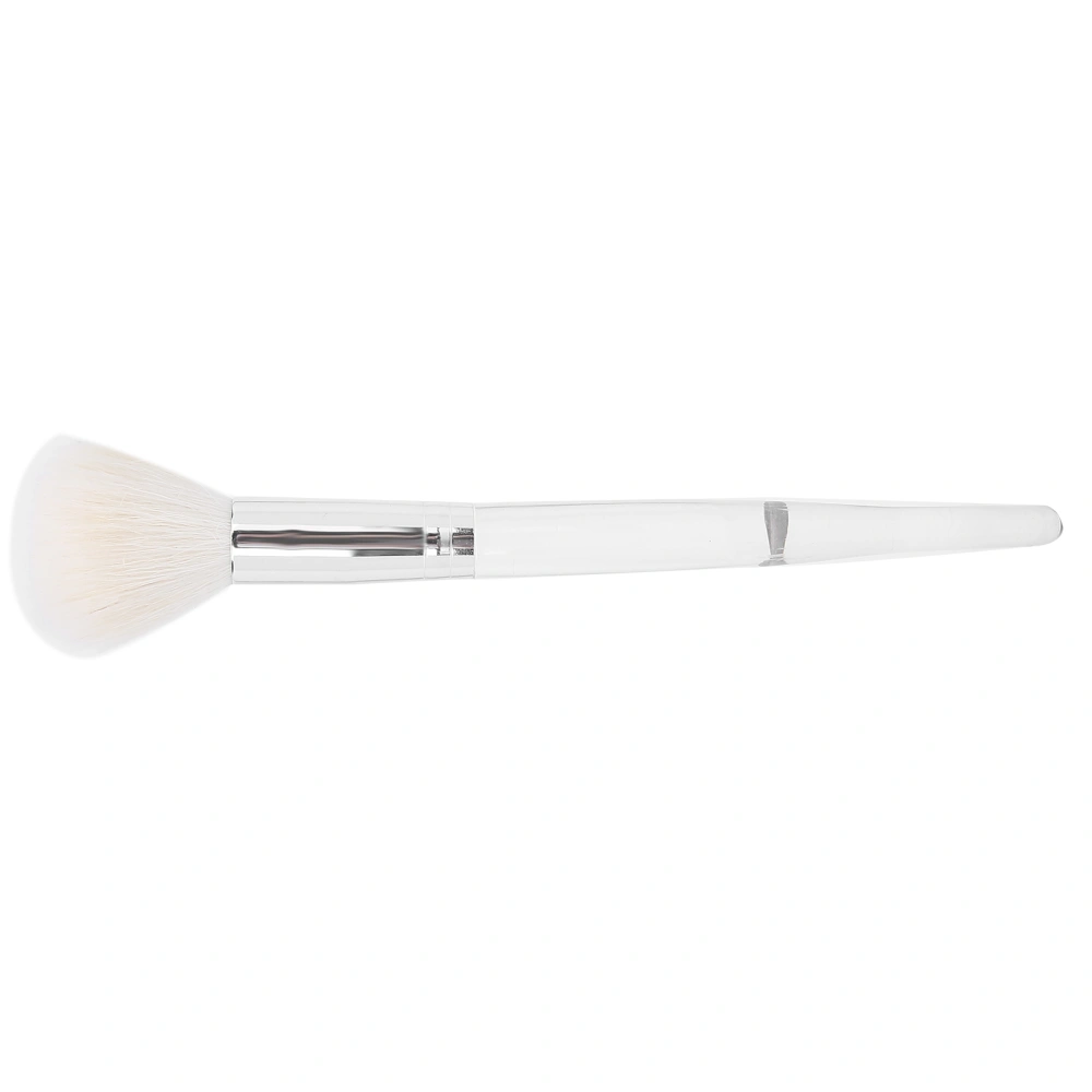 Wool Makeup Brush Plastic Handle Blush Highlighter Powder Cosmetics Brush Makeup Tool