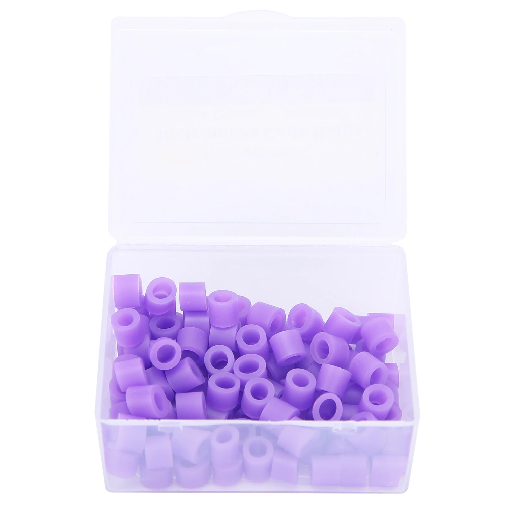 100pcs Dental Code Rings Orthodontic Silicone Dental Color Code Rings Accessory SuppliesPurple