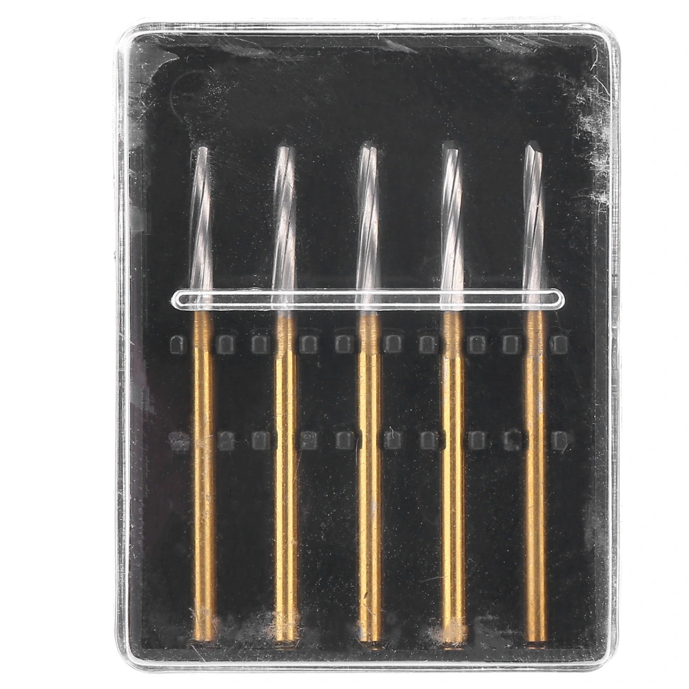 5pcs Dental Burrs AntiRust Tungsten Steel Dental Teeth Cutting Burrs Dentist Supplies(28 mm 1,1 pouces )