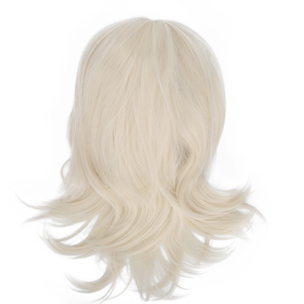 Women Fake Hair Wig Lady Natural Fluffy Heat Resistant Wigs for Party Halloween Cosplay