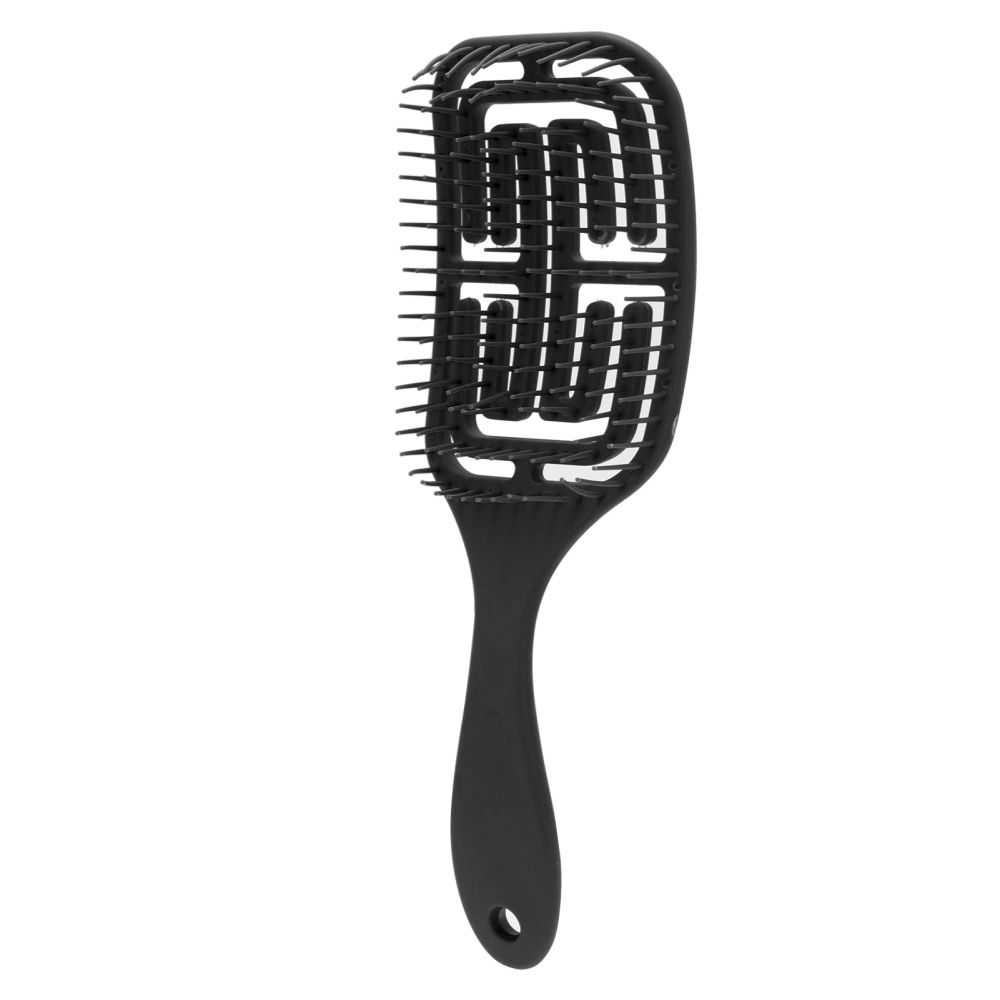 Unisex Detangling Hair Brush Long Short Curly Hair Scalp Massage Comb Hair Styling BrushBlack