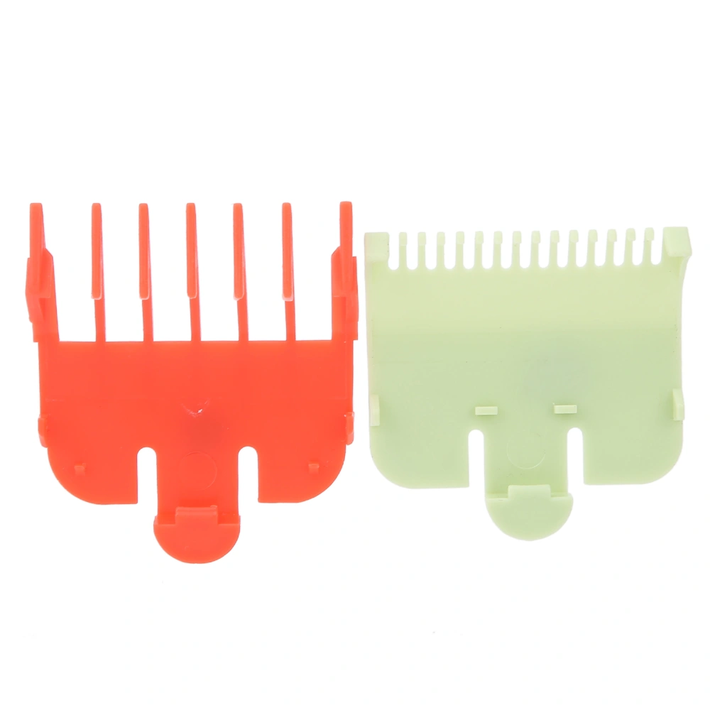 Professional Hair Clipper Guide Combs Replacement Hair Guards Combs Hair Trimmer SupplyRed/Green