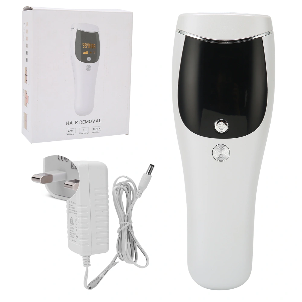 990,000 Flashes Hair Remover Painless Professional Whole Body Hair Removal Device 110‑240VUK Plug