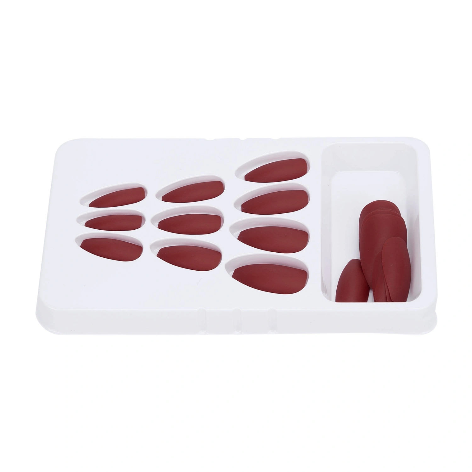 24PCS False Fingernails Long Press Full Cover Fake Color Art Nails for DIY Nail Art SalonF129