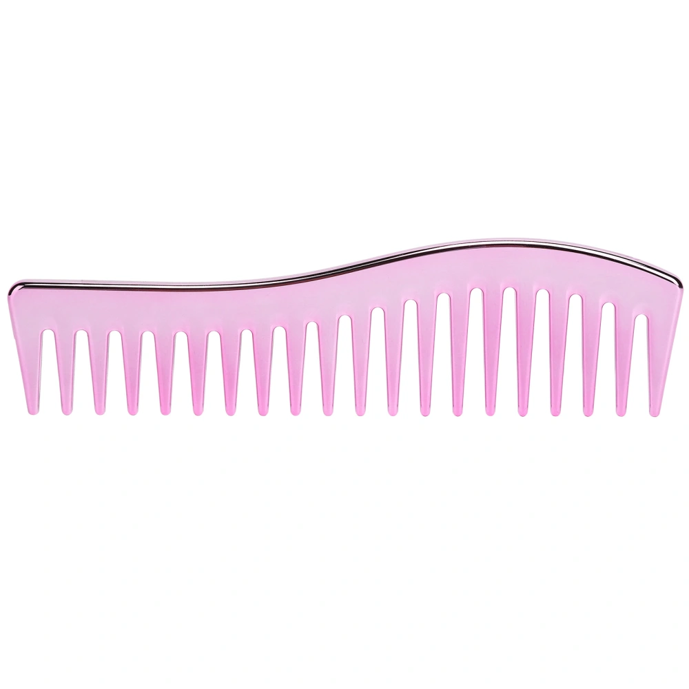 Wide Tooth Combs No Handle Hair Detangling Comb Large Salon Shampoo Comb for Men WomenPurple Pink