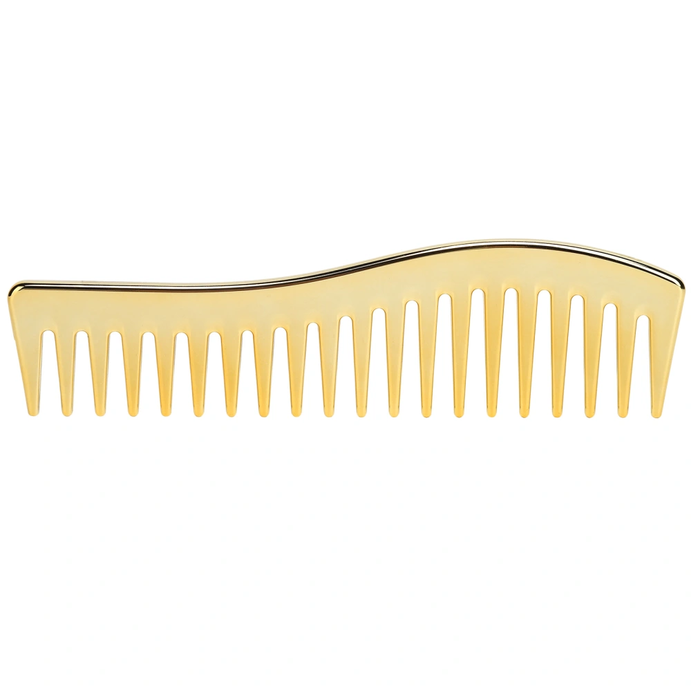 Wide Tooth Combs No Handle Hair Detangling Comb Large Salon Shampoo Comb for Men WomenGolden