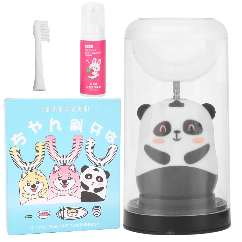 Automatic Children U Shaped Toothbrush Electric IPX7 Waterproof Kids Teeth Cleaner Toothbrush