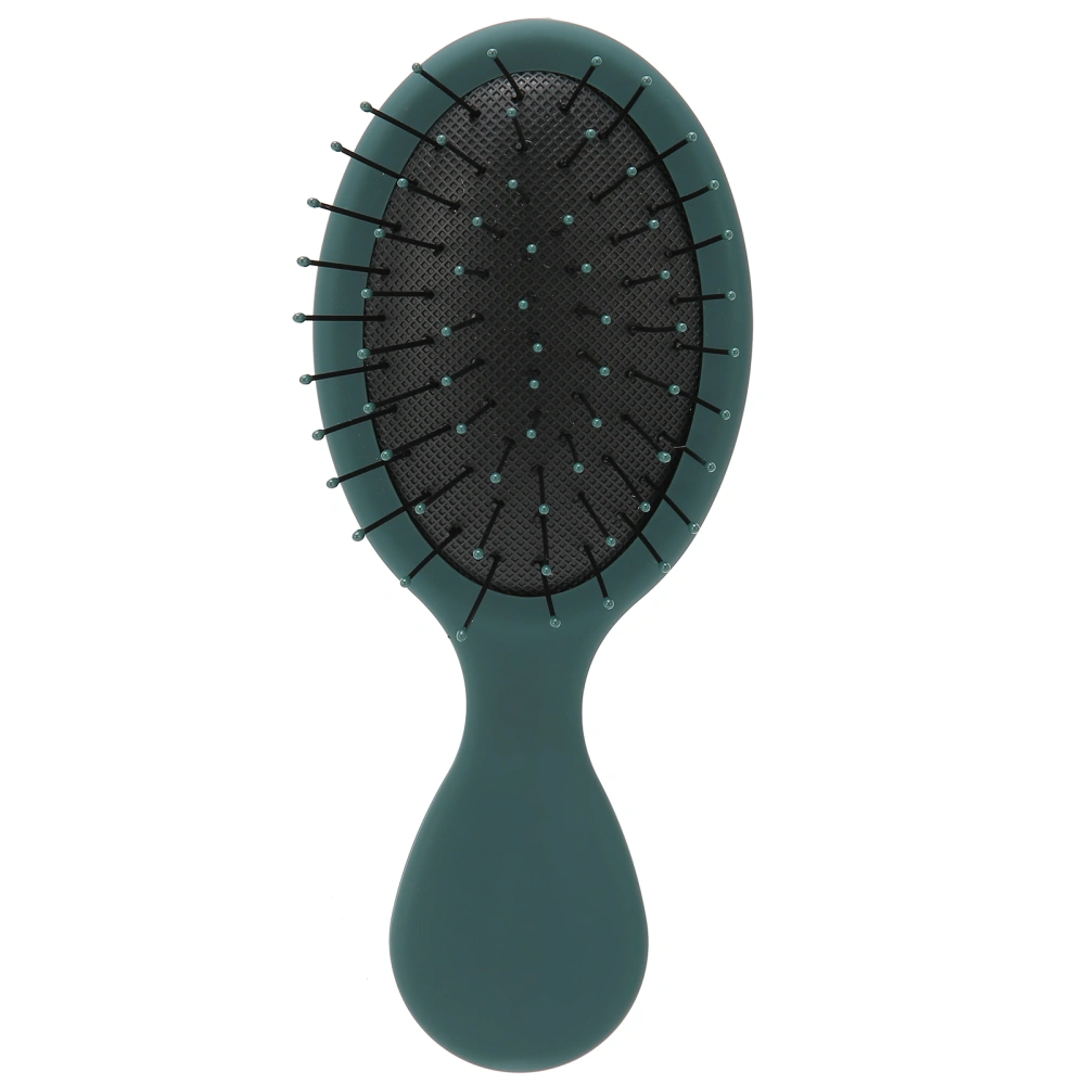 Air Cushion Paddle Hairbrush Portable Hair Straightening Brush Comb Hair Styling ToolBlack Green