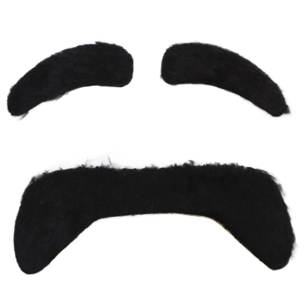 Fake Mustaches Self Adhesive False Mustaches Eyebrow Festival Cosplay Party Decoration