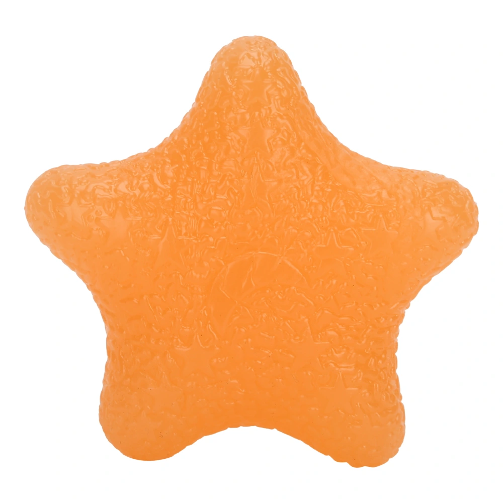 Elastic Hand Grip Ball Star Shape Finger Massage Wrist Training Stress Relief Squeeze BallOrange