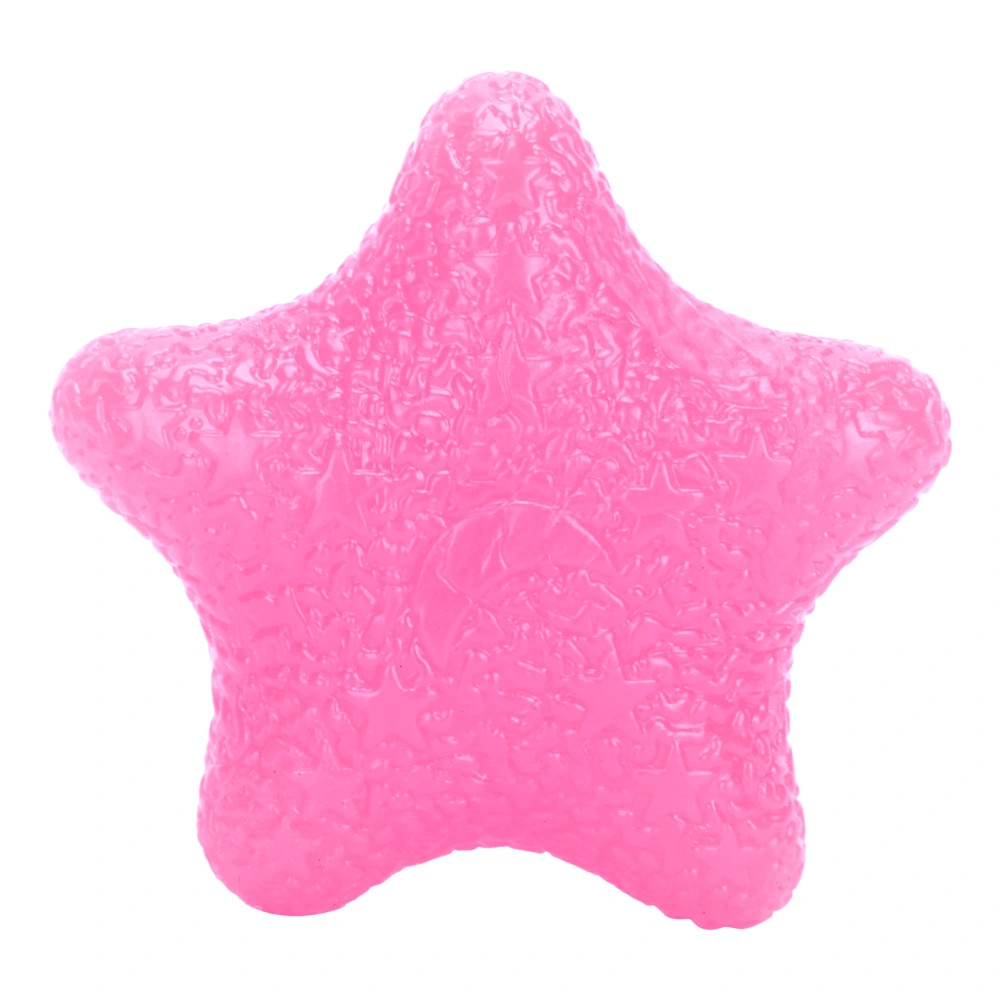 Elastic Hand Grip Ball Star Shape Finger Massage Wrist Training Stress Relief Squeeze BallPink