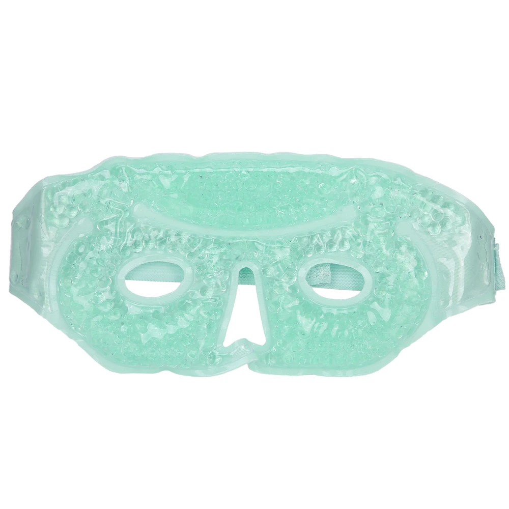 Hot Cold Therapy Gel Bead Eye Guard Edema Pain Relief Reusable Cooling Face Eye CoverGreen