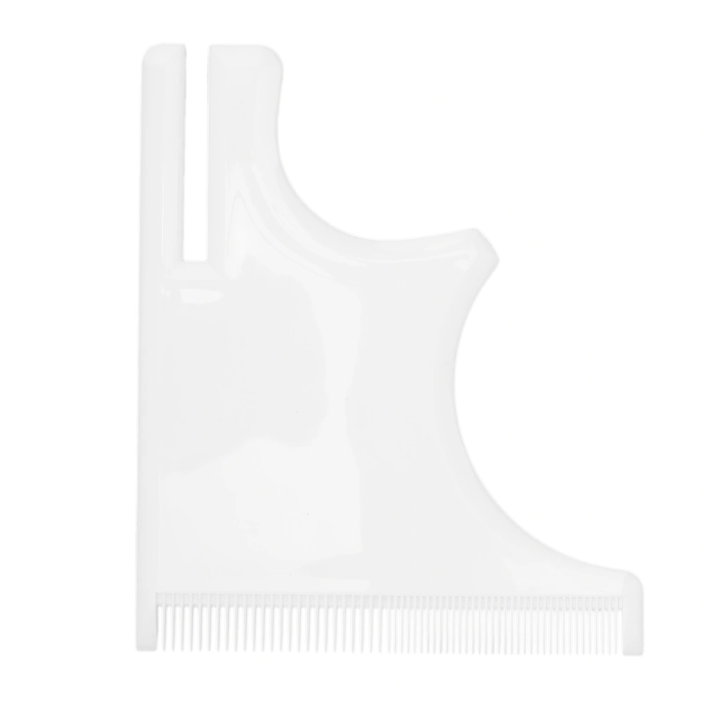 Beard Shaping Template Guide Shaping White Beard Styling Tool for Trimming Hairline Neckline