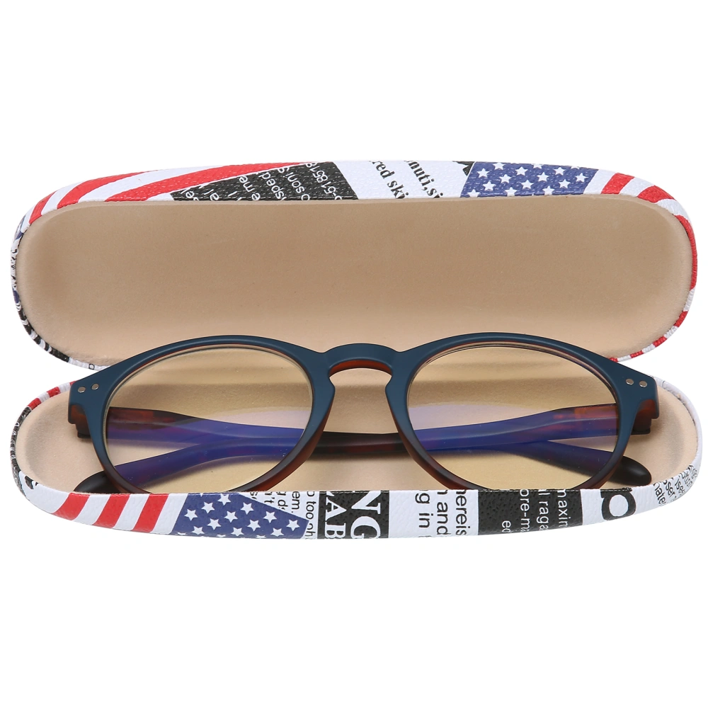 Fashionable Blue Light Blocking Reading Glasses Unisex Men Women Elderly Glasses(+150 )