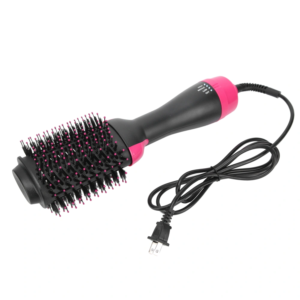 Electric Hair Dryer Brush Hot Air Brush Negative Ionic Salon Hair Styling Brush Hot Hair CombUS Plug 110V