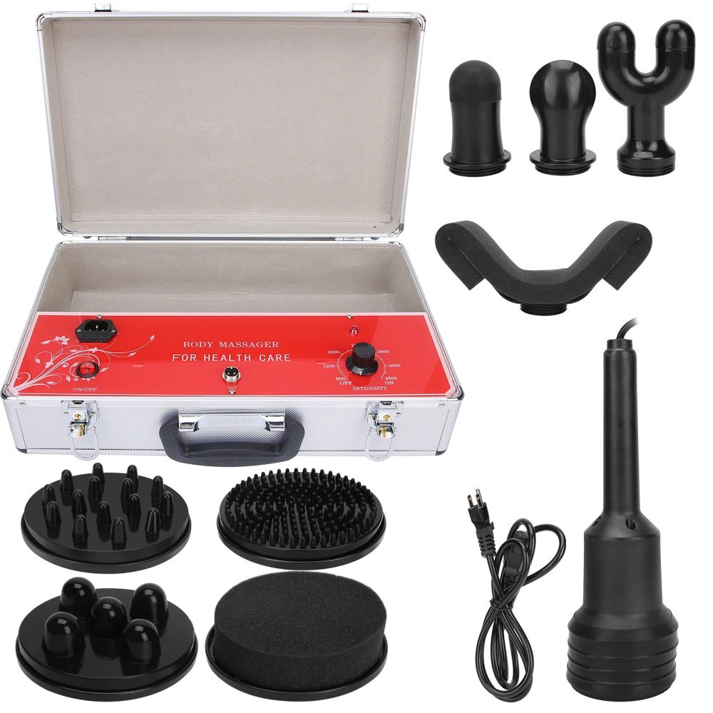 High Frequency Vibration Body Slimming Machine Push Cellulite Massager Machine with 8pcs ProbeUS Plug 110V