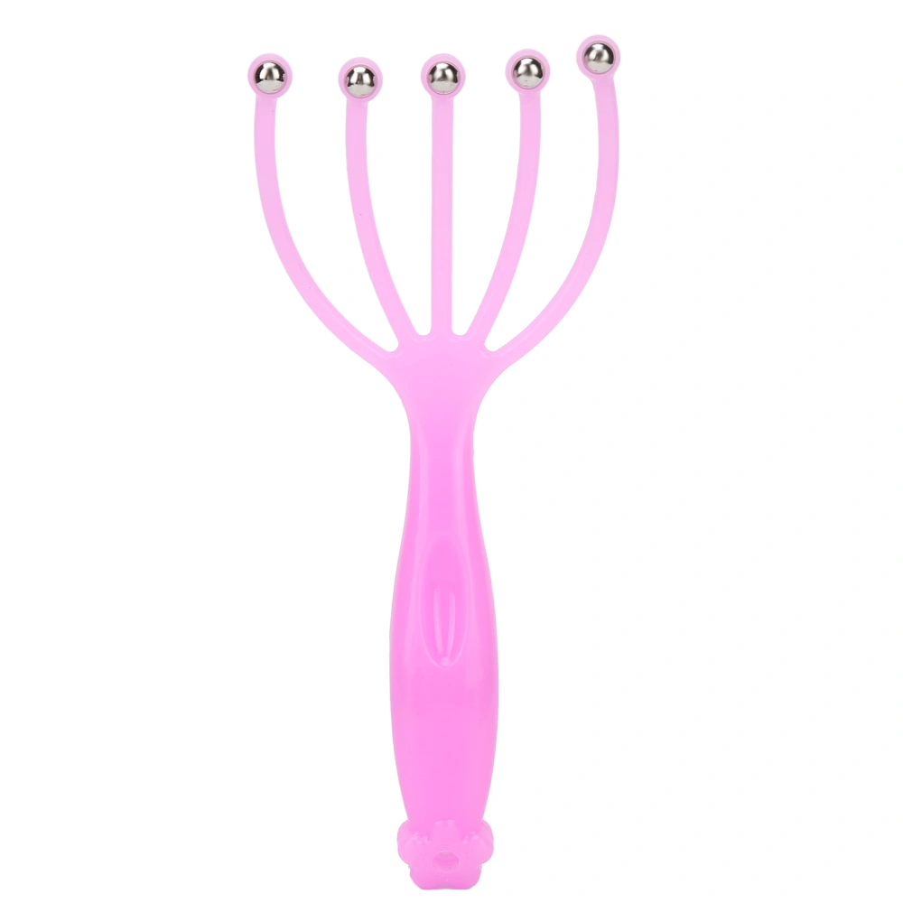 Scalp Massager Handheld Deep Relaxation Fatigue Relieve Head Scalp Massager ToolPink