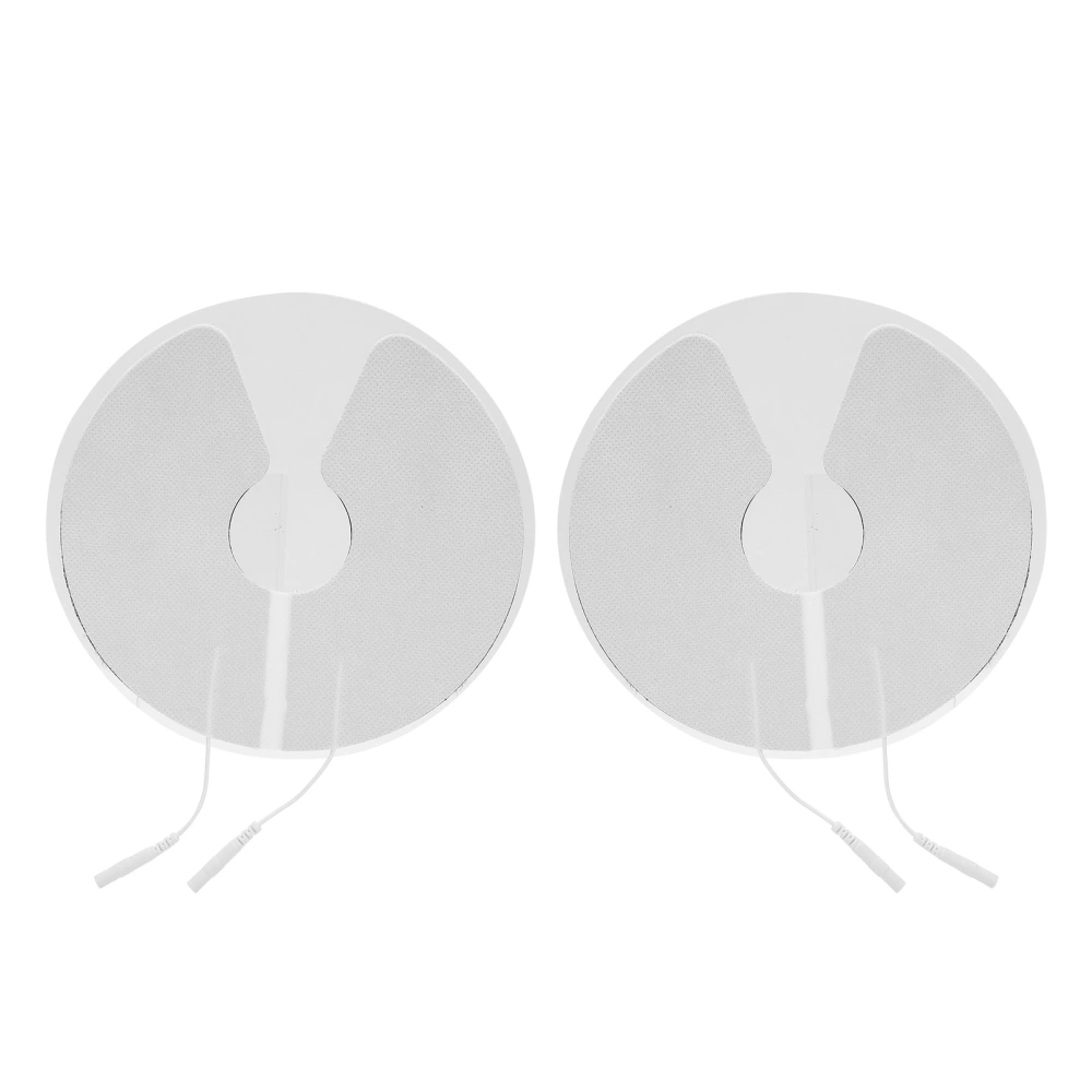 2pcs NonWoven Fabric Chest Breast Electrode Pads for Electric TENS Physiotherapy Machine 16cm 6.3in