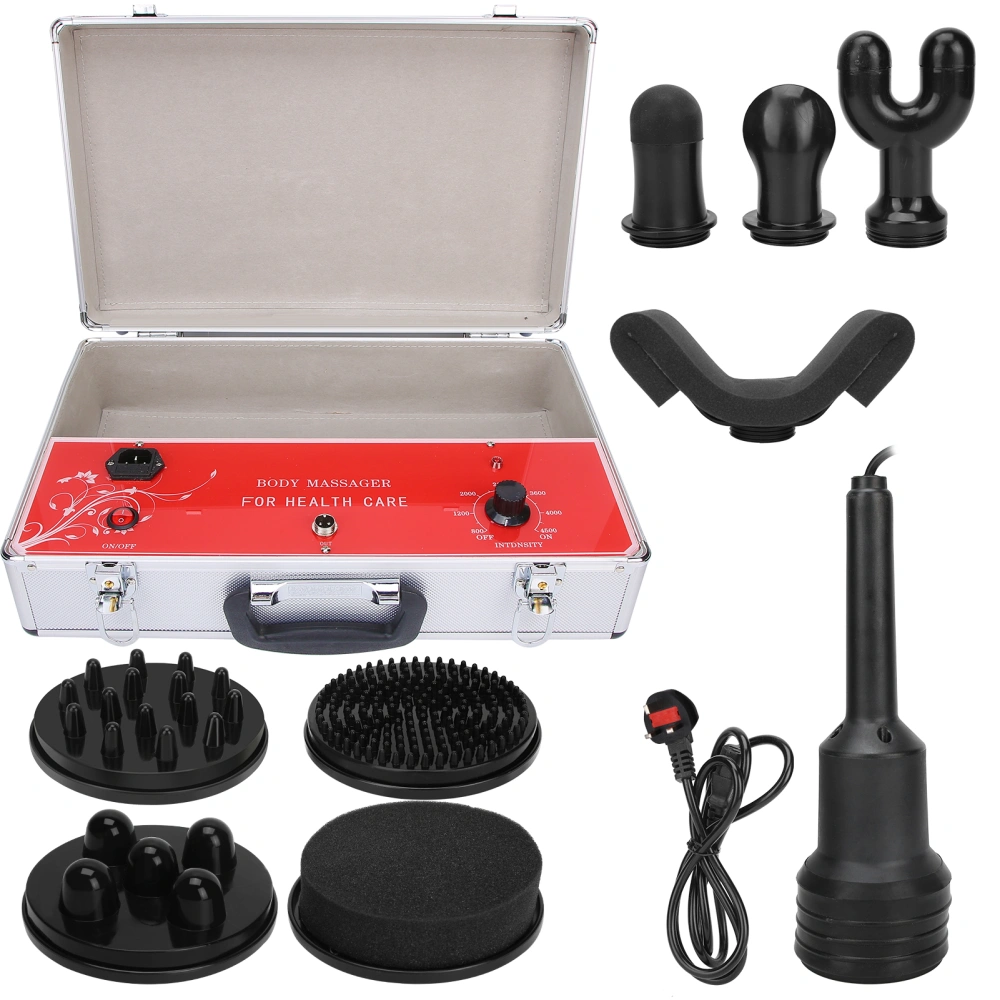 High Frequency Vibration Body Slimming Machine Push Cellulite Massager Machine with 8pcs ProbeUK Plug 220V