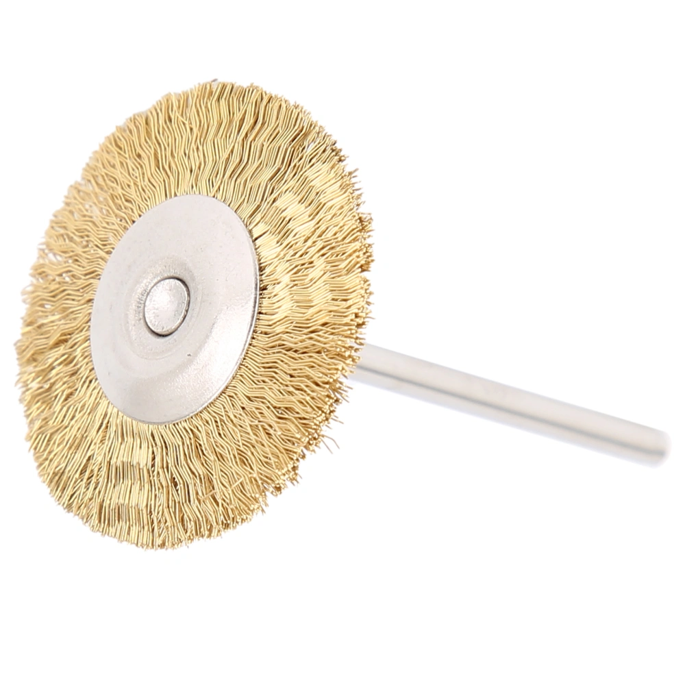 T shaped Nail Drill Bit Cleaning Brush Brass Wire Grinding Head Cleaner Brush Manicure Tool