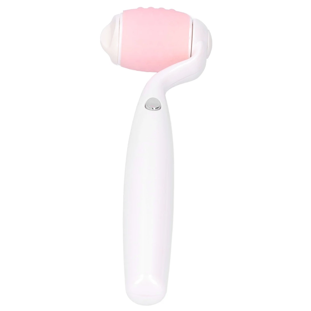 Roller Face Massager Battery Powered Eye Face Massage Beauty Roller Massager Tool (White)