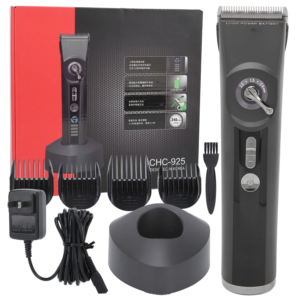 Hair Clippers Men's Hair Cutting Rechargeable Hair Kit for Home Barber US Plug 100240V CHC925