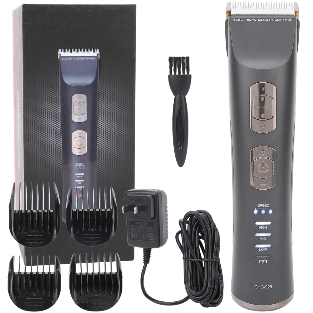 Rechargeable Hair Clipper Trimmer Home Barber Shop Hair Cutting Machine US Plug 100-240V