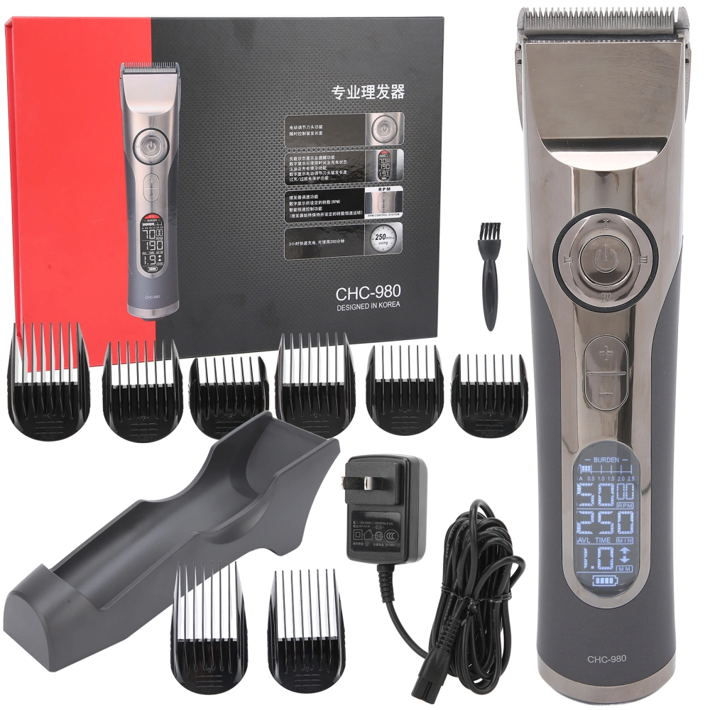 Men's Hair Clippers Rechargeable Hair Cutting Kit for Home Barber US Plug 100‑240V CHC‑980