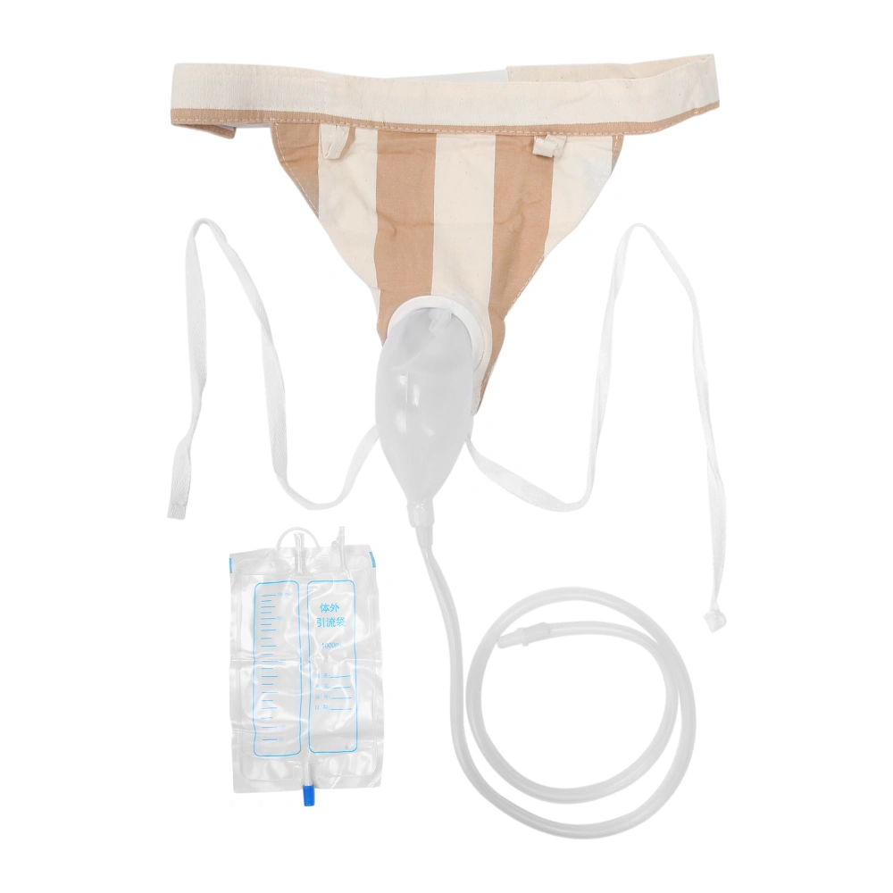 JNDGW01 Silicone Urine Collector Men Male Urine Catheter Bags Wearable Urine Collection Drainage Bag