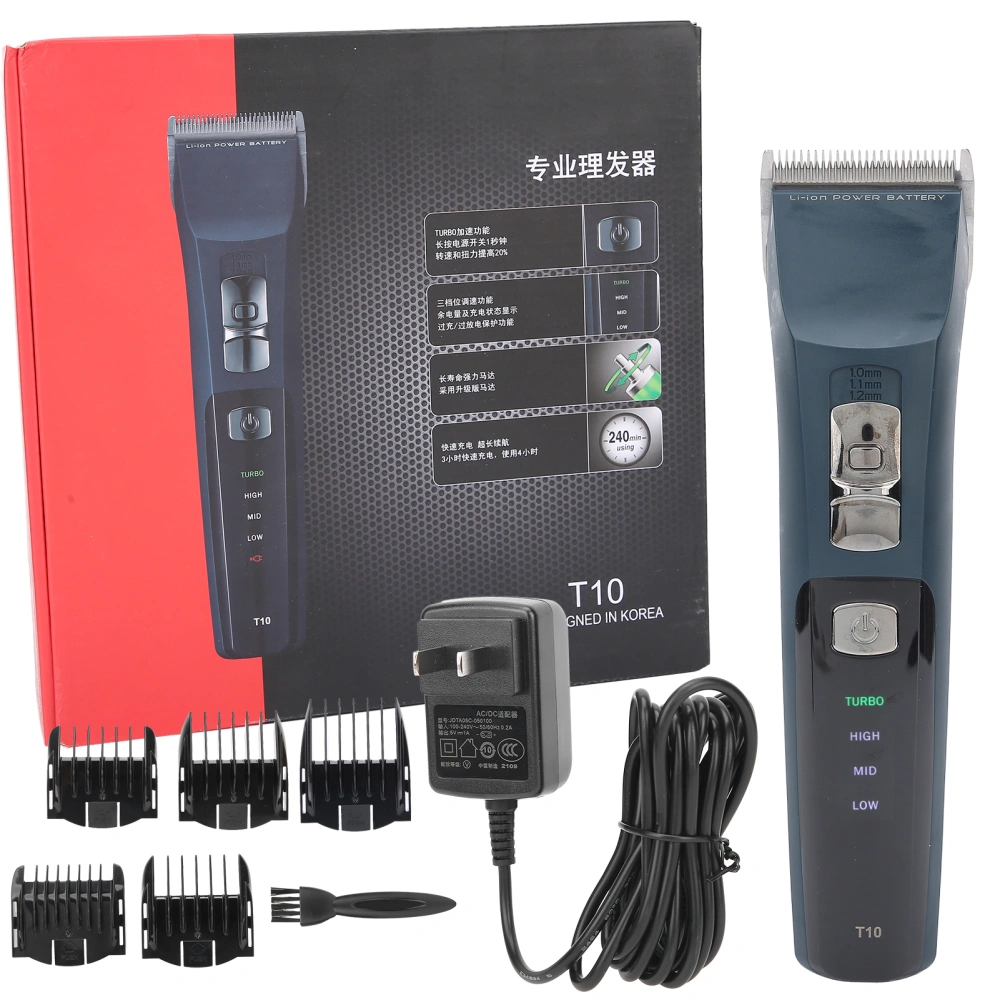 Professional Hair Trimmer Cutting Machine Electric Hair Clipper Styling Tool US Plug 100‑240V