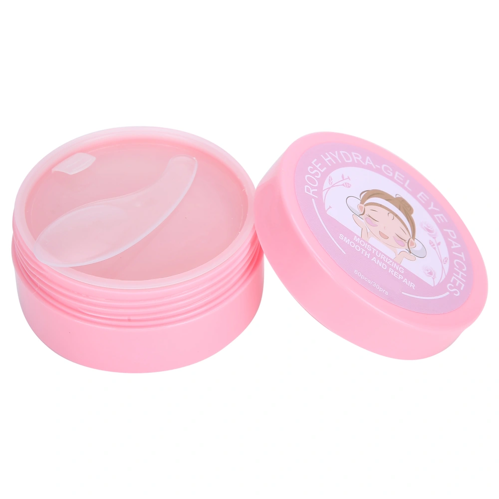 Moisturizing Eye Mask Hydrating Nourishing Anti Aging Dark Circle Fading Eye Patches(Pink )