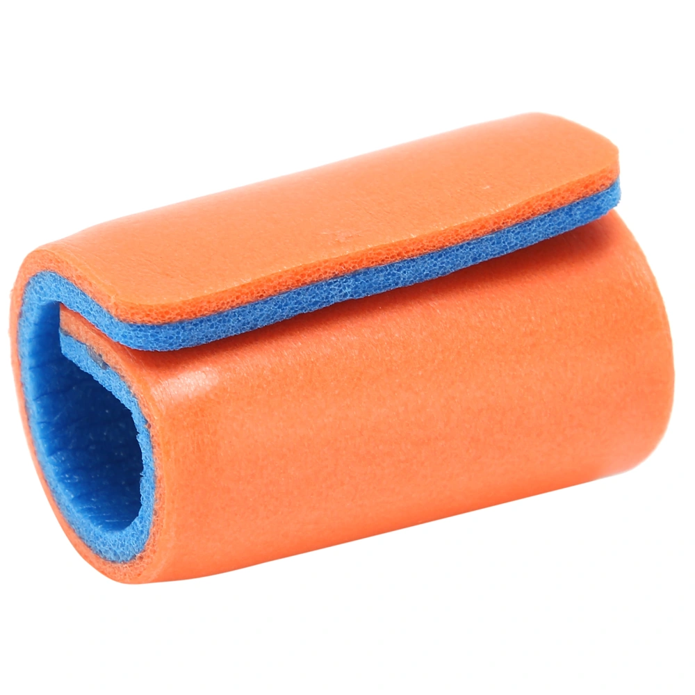 Professional Double‑Sided Finger Fixing Splint Fracture Recovery Finger Brace (Orange+Blue)